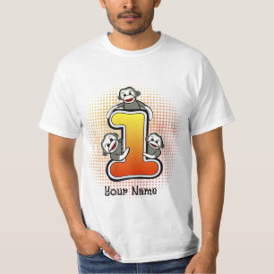 Sock Monkey  Number 1 T-Shirt