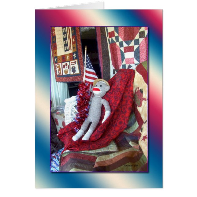 Sock Monkey Patriot (Front)