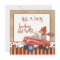 Sock Monkey Pedal Car, Boy Baby Shower Invitation