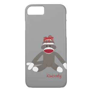 Sock Monkey Personalised iPhone 5 Case-Mate iPhone Case