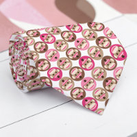 Sock Monkey Pop Culture Custom Necktie Tie