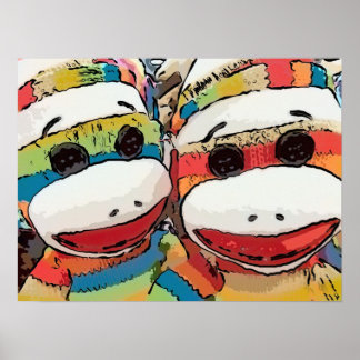 Sock Monkey Poster