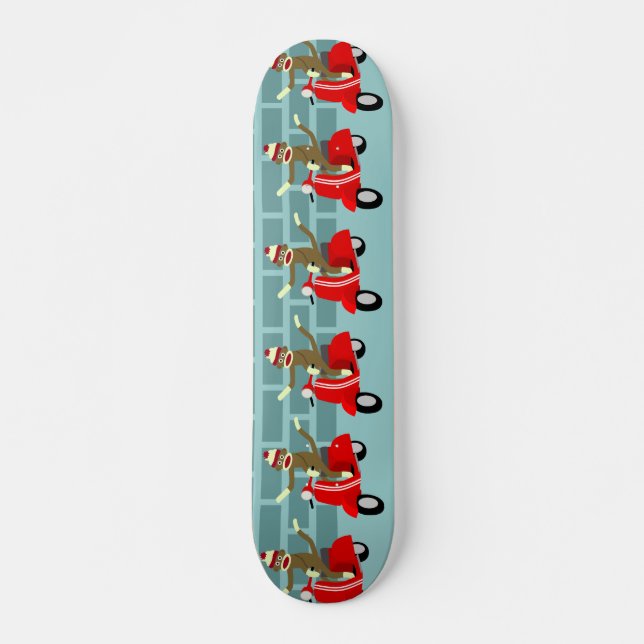 Sock Monkey Scooter Skateboard (Front)