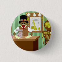 Sock Monkey Steampunk Scientist