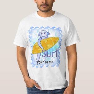 Sock Monkey Surfer T-Shirt