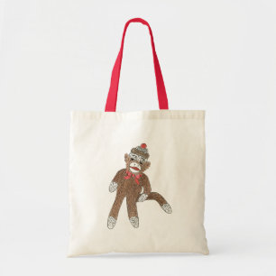 Sock Monkey Tote Bag