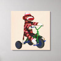 Sock Monkey Tricycle
