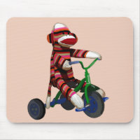 Sock Monkey Tricycle