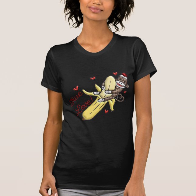 Sock Monkey Valentine Merchandise T-Shirt (Front)