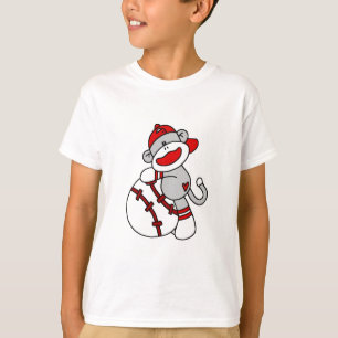 Sock Monkey With Baseball T shirts and Gifts