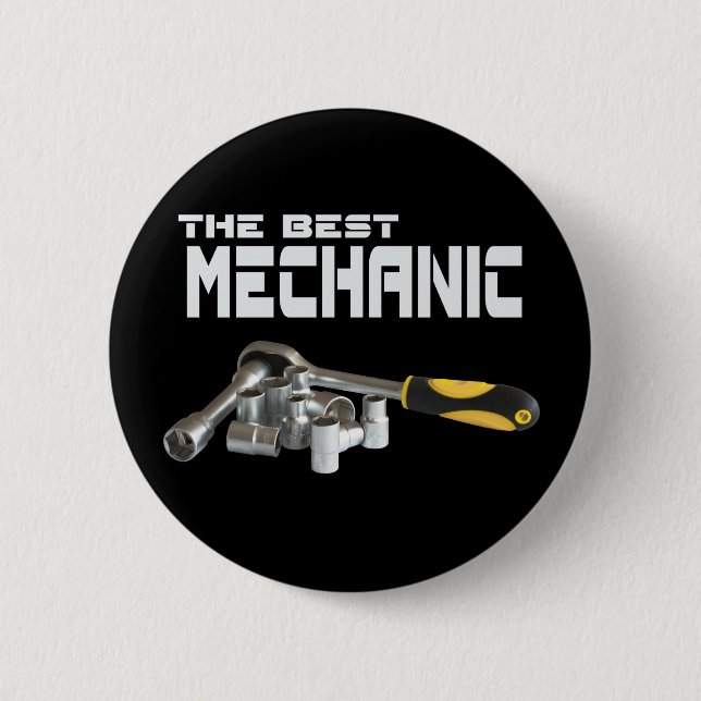 Socket wrenches 6 cm round badge (Front)
