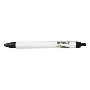 Socket wrenches black ink pen