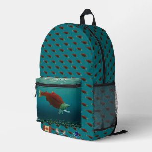 Sockeye Salmon Printed Backpack