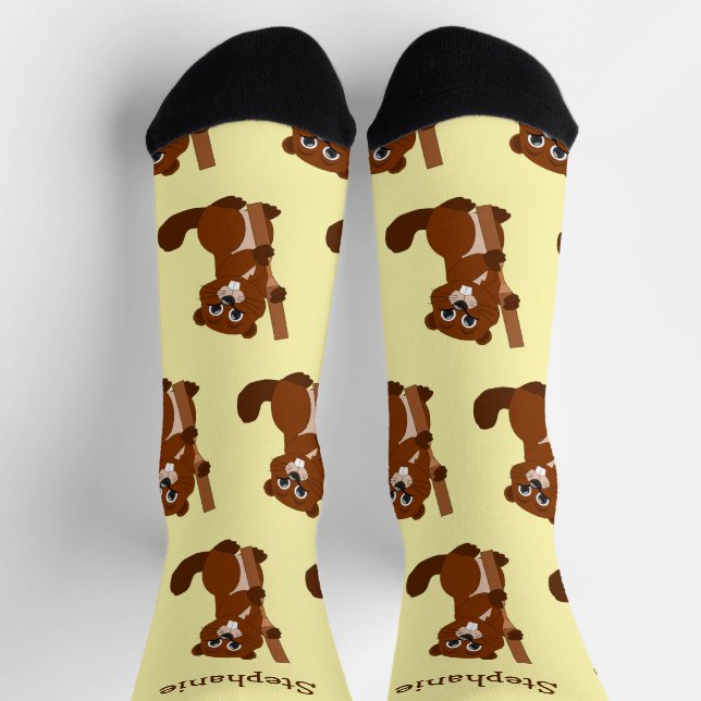 Socks Beaver Design (Top)