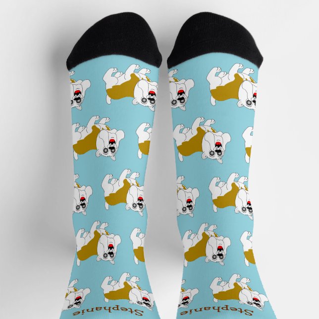 Socks British Bulldog Design (Top)