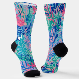 Socks in stylish graphic