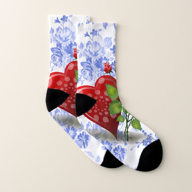 Socks Men's and Women's Valentine's Day (Pair)