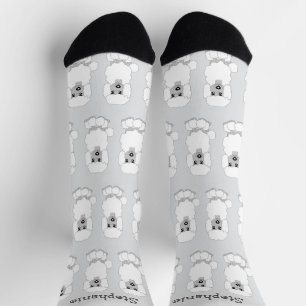 Socks Poodle Dog Design