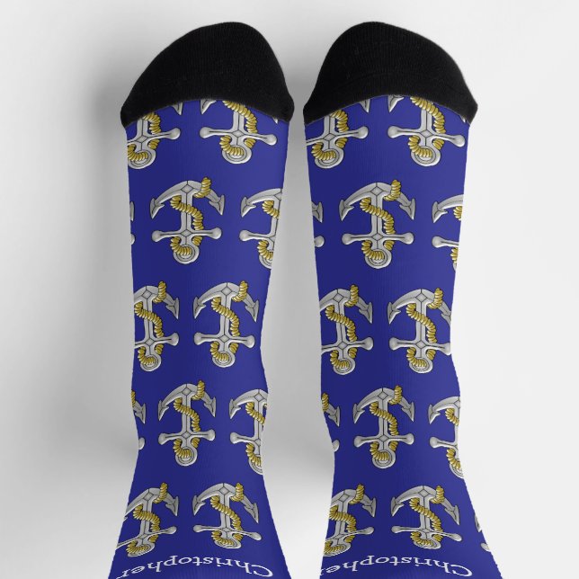 Socks Rope And Anchor Design (Top)