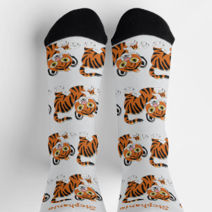 Socks Tiger Design
