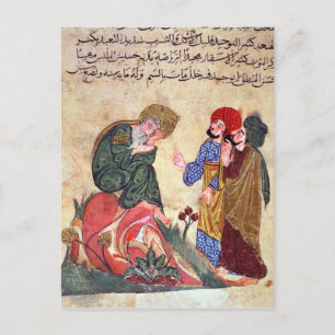 Socrates  and his Students Postcard