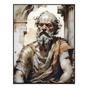 Socrates Examining Photo Print