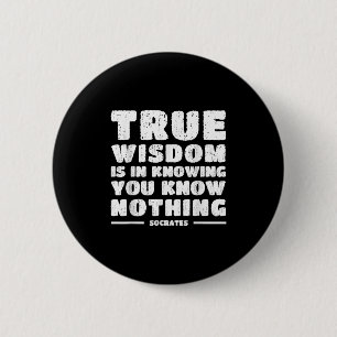 Socrates Inspiring Stoic Quote Stoicism Philosophy 6 Cm Round Badge