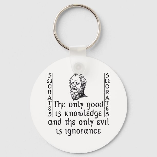 Socrates Key Ring (Front)
