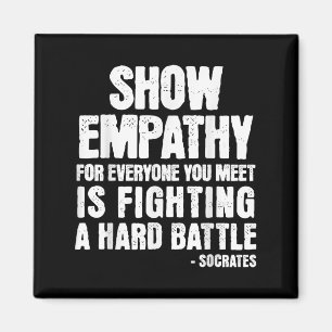 Socrates Kindness Quote Stoic Philosophy Stoicism Magnet