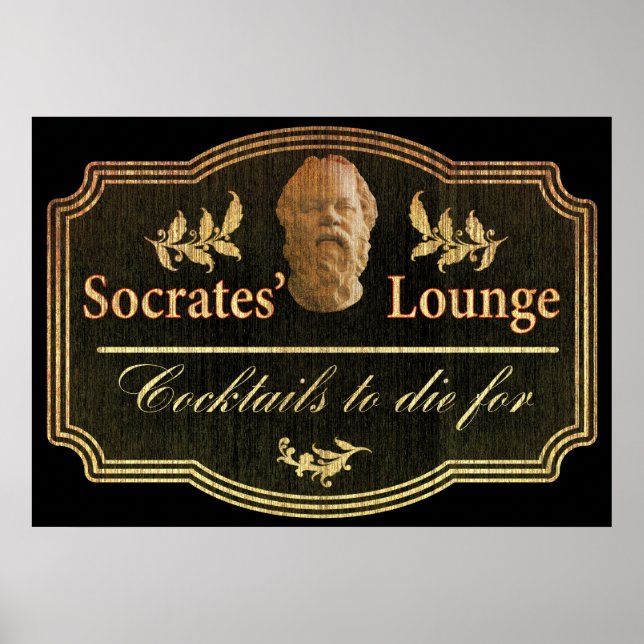 Socrates’ Lounge Poster (Front)