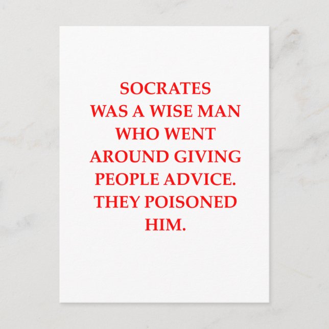 socrates postcard (Front)
