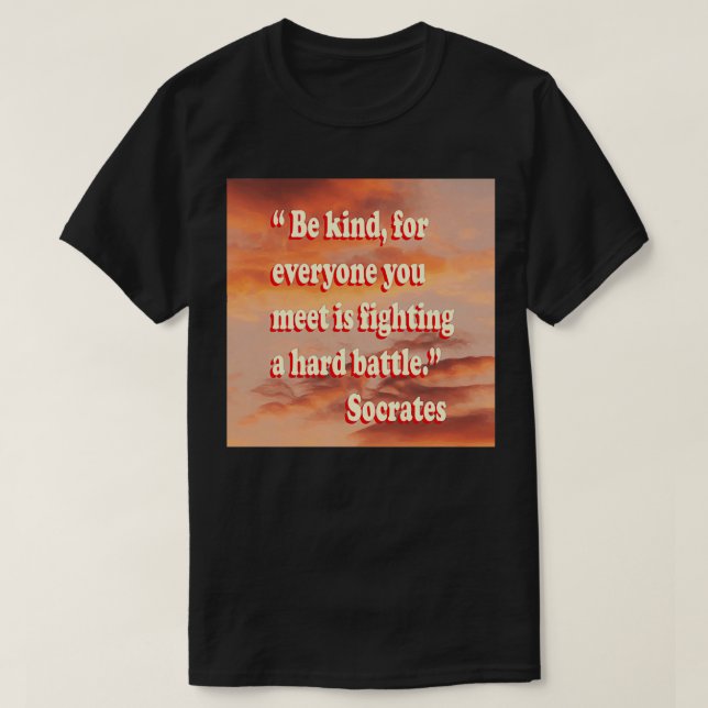 socrates quote 16 T-Shirt (Design Front)