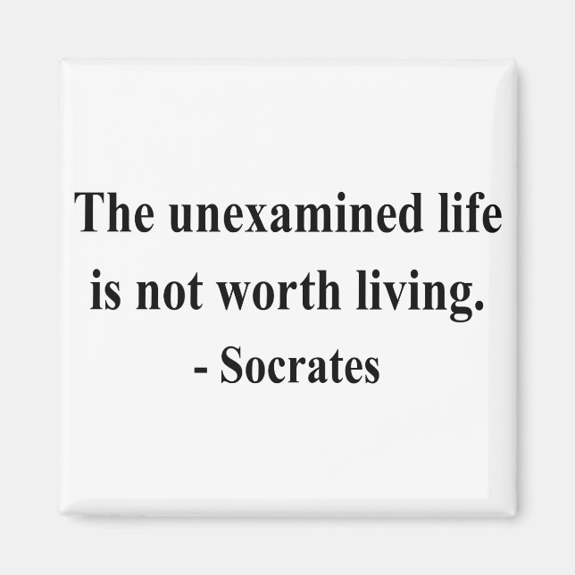 Socrates Quote 2a Magnet (Front)