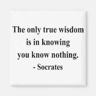 Socrates Quote 3a Magnet