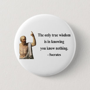 Socrates Quote 3b 6 Cm Round Badge