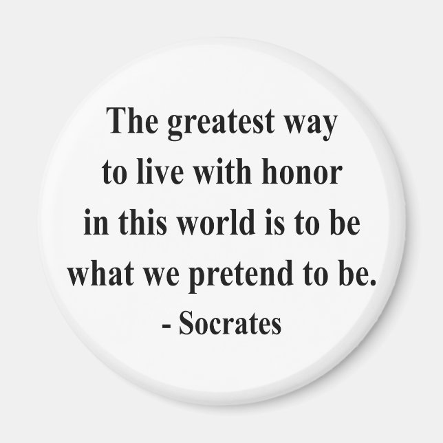 Socrates Quote 4a Magnet (Front)