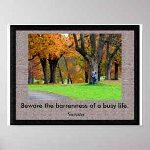 Socrates quote  - art print