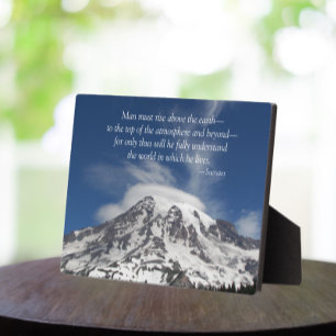 Socrates Quote Mount Rainier Plaque
