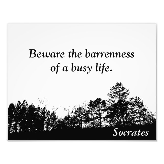 Socrates - quote print (Front)
