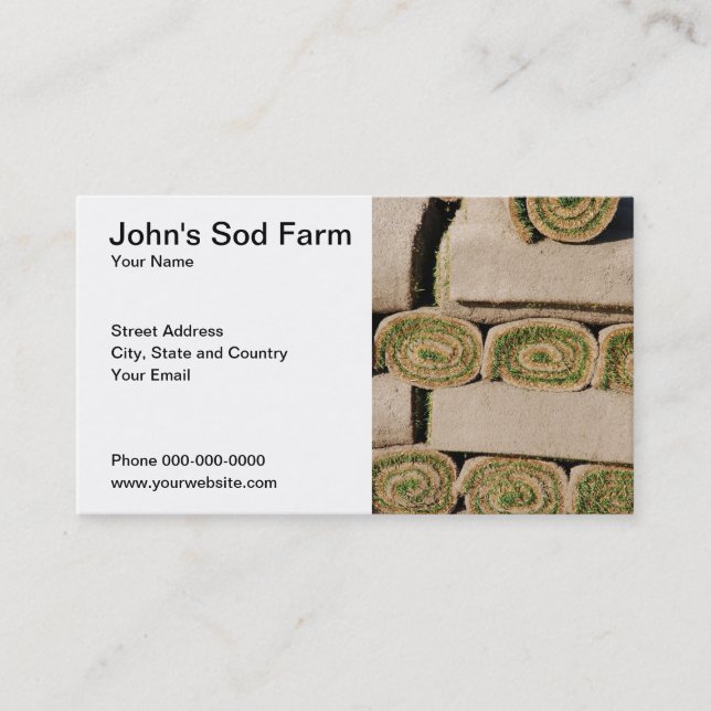 Sod Farm Business Card (Front)