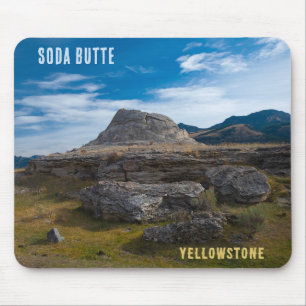 Soda Butte Cone Yellowstone National Park Mouse Pad