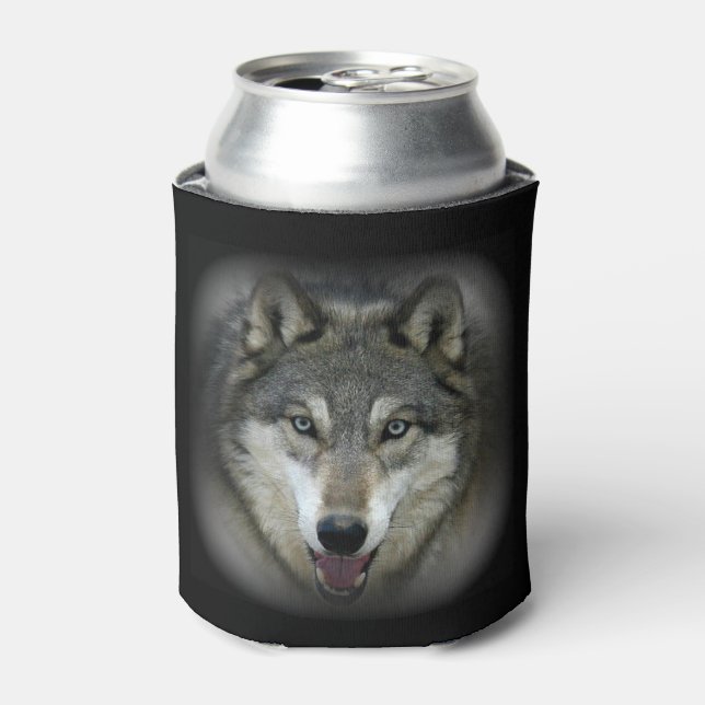 Soda Can Holder - Wolf Mountain Sanctuary Cooler (Can Front)
