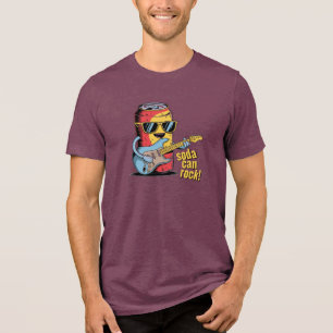 Soda Can Rock Star-Music Lover Tri-Blend Shirt
