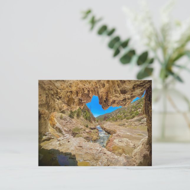 Soda Dam cave Postcard (Standing Front)