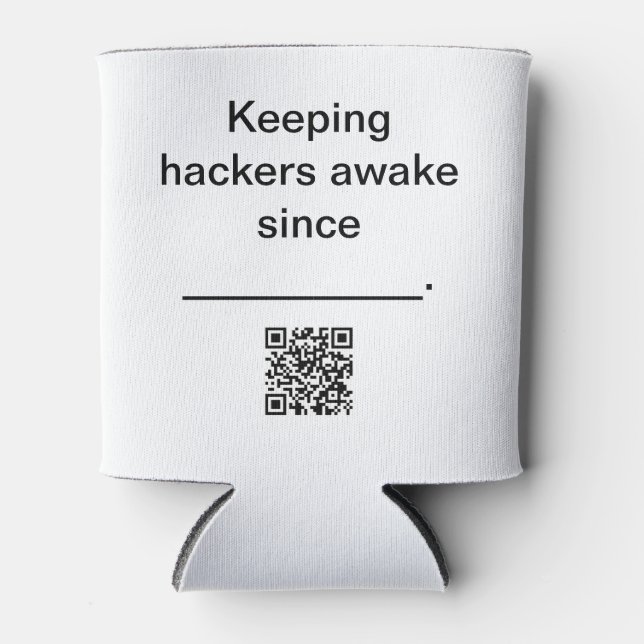 Soda Insulator - For hackers Can Cooler (Front)