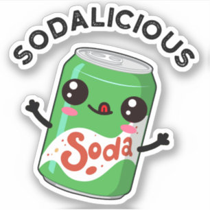 Soda-licious Funny Soda Pop Pun 