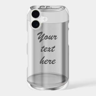 Soda pop aluminium can silver