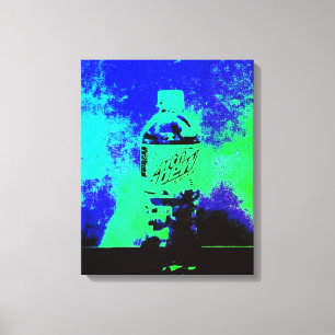 Soda pop art canvas print