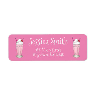 Soda Shoppe Strawberry Ice Cream Milkshake Shake