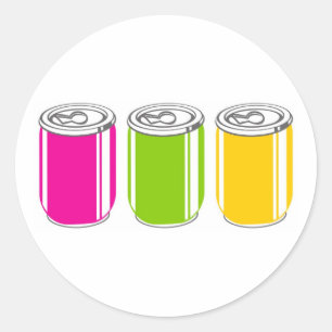 Sodas Classic Round Sticker